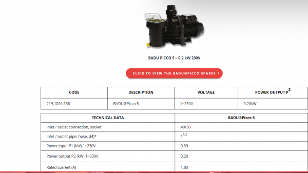 Pomp uji  - BADU PICCO 5 – 0.2 kW 230V - Image 6